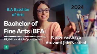 Carrier Opportunities After B.A Graduations| It Jobs B.A Graduates 2024| Arts Students Jobs Telugu