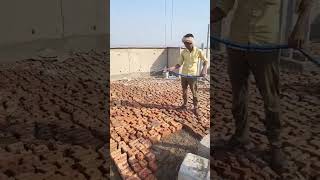 Brick bat Coba work | civil Engg practical knowledge. #sitework #brickbatcoba #construction