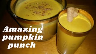 Amazing Pumpkin Punch for his Rod to stay awake