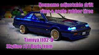 Summertires Snow FUN - Tamiya tt02 - Skyline r31