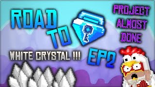 #2 Road To Blue Gem Lock ! ( Found White Crystal !!! ) | Growtopia