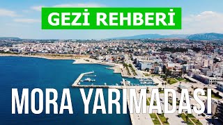 Mora Yarımadası, Yunanistan | Argolis, Arcadia, Korint, Laconia | Dron 4k videosu | Yunanistan