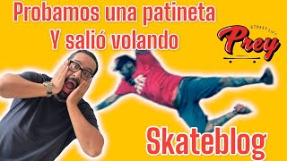 Probando una nueva patineta. skate blog 3