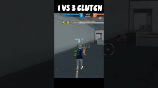 1 VS 3 CLUTCH IN SECOND 🥱 #freefire #shortvideo #freefiremax #gaming #garenafreefire #ytchannel