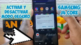 Activar y Desactivar El Modo Seguro En Un Samsung J4 Core y J4 Plus