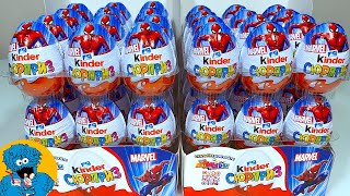 Открываем Яйца Сюрпризы с Коллекциоными фигурками Паука. Unboxing Surprise Eggs Spider Man