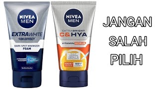 pilih mana?Nivea men extrawhite vs Nivea men extra bright