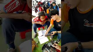 Pemeriksaan sistem pengapian AC CDI #kursusgarasimekanik #kursus #mekanikmotor #tutorial #racing