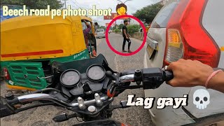 ll Leh or Karle Photo shoot beech road pe💀 ll SKMOTOVLOG ll