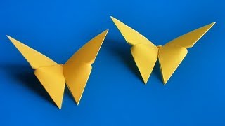 оригами бабочка, как сделать оригами бабочку, origami butterfly