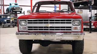 1986 Chevy K10 red