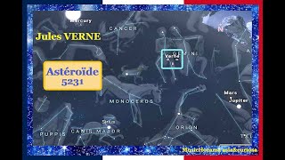 Jules VERNE dans le ciel ... astéroide n° 5231 - Poème de Jules VERNE : Lorsque la douce nuit ...