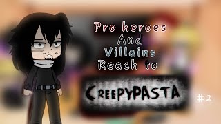 🔪 Pro heroes reach to Creepypasta #2 / Про герои реагируют на Крипипасту #2 🔪