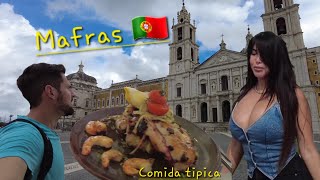 Comida tipica el "choco" 🦑 y el Palacio nacional de Mafra una herencia mundial 🇵🇹