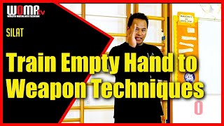 How To Train Pairs Empty Hand to Weapon Techniques SILAT