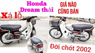 Dream thái honda máy nhật đời chót 2002 giấy tờ đầy đủ ,giá thanh lý ,giá nào cũng bán 20/3/2023