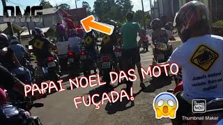 Galera do grau chapeco distribuindo doces as crianças, só moto forte e bolololo!