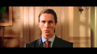 Best Ever Scene Christian Bale. American Psycho.