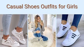 Casual Shoes Outfits For Girls |@ladies aesthetic