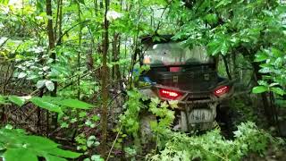 RZR's sqeeze down a motorcycle trail,  (Part 2)