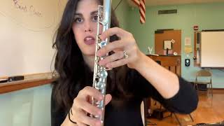 The First Five Notes on your Flute