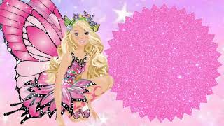 Convite animado BARBIE BUTTERFLY pronto para baixar e editar