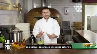 Arla Pro x Marco Fuso – Broccoli Love : Pizza base brocoli, une recette végétarienne de pro