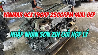 (Đã Bán)Động Cơ Yanmar 4CX-ET 190Hp 2500Rpm 110mm 4Val Chỉ 95 Triệu 0923,5555,97 Tâm| Tâm Vlog