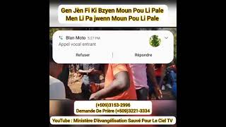 Amen wi gen moun se pa levanjil yo pata fè non men yo gen pàn lidè