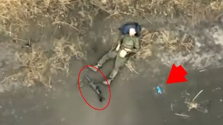 Drone Wake Up Sleeping Soldier