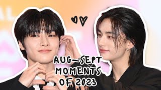 *MOMENTS*  Hyunin's everyday sweet moments (aug-sept)