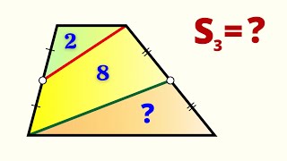РАЗБИТАЯ ТРАПЕЦИЯ. НАЙДИ ТРЕТЬЮ ПЛОЩАДЬ!