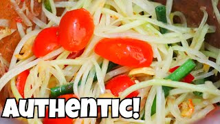 Thai Green Papaya Salad Recipe by CiCi Li