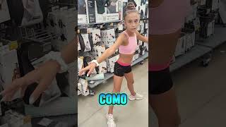 Hago este RETO 🔥 de GIMNASIA RÍTMICA ❤️ en DECATHLON 😳 *Casi me PILLAN* (SPAGAT)