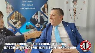 La videosorveglianza oggetto del protocollo tra Confcommercio Provinciale di Cuneo e Prefettura