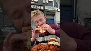 #foodreview #friedchicken #food #burger