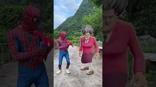 Spiderman vs Scary Teacher 3D 😂😂 #shorts #funny