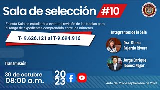 Sala de selección #10 de 2023