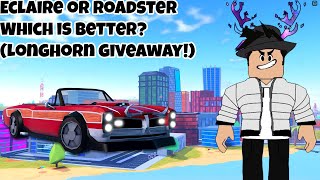 Eclair or roadster? Which is better! (Longhorn giveaway!)