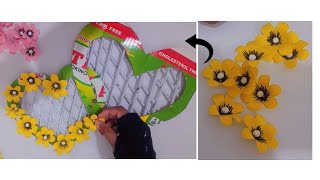 Unique flower wall hanging | Quick Paper Craft For Home Decoration | Easy WallMate | DIY Wall Decor