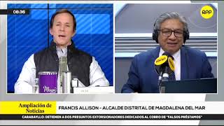 Entrevista al alcalde de Magdalena del Mar, Francis Allison RPP 26 MAYO 2024