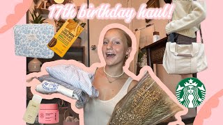 17TH BIRTHDAY HAUL: clothes + skincare etc. & school clothing haul!!