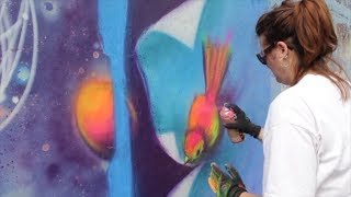 Street Art Demonstration - by Cynthia Dormeyer