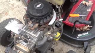 Fixing the starting problem on the Briggs and Stratton 21hp engine