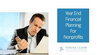 Year End Financial Planning for Nonprofits