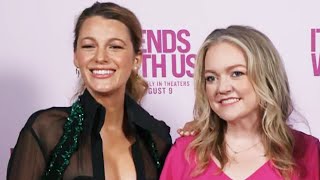 The Story of Blake Lively and Jenny Slate Having Fun Working Together on 'It Ends With Us'#celebrity