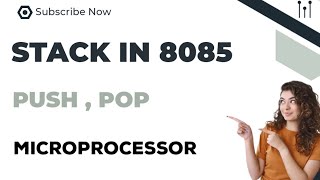 Stack in 8085 microprocessor|Push operation | Pop operation|Microprocessor malayalam