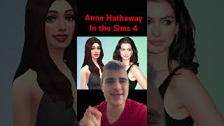 ANNE HATHAWAY IN THE SIMS!❤️  #sims4cc #createasim #sims4 #sims4customcontent #annehathaway