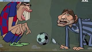 cartoon derby d italia