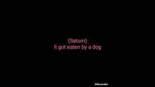 Saturn ate what?